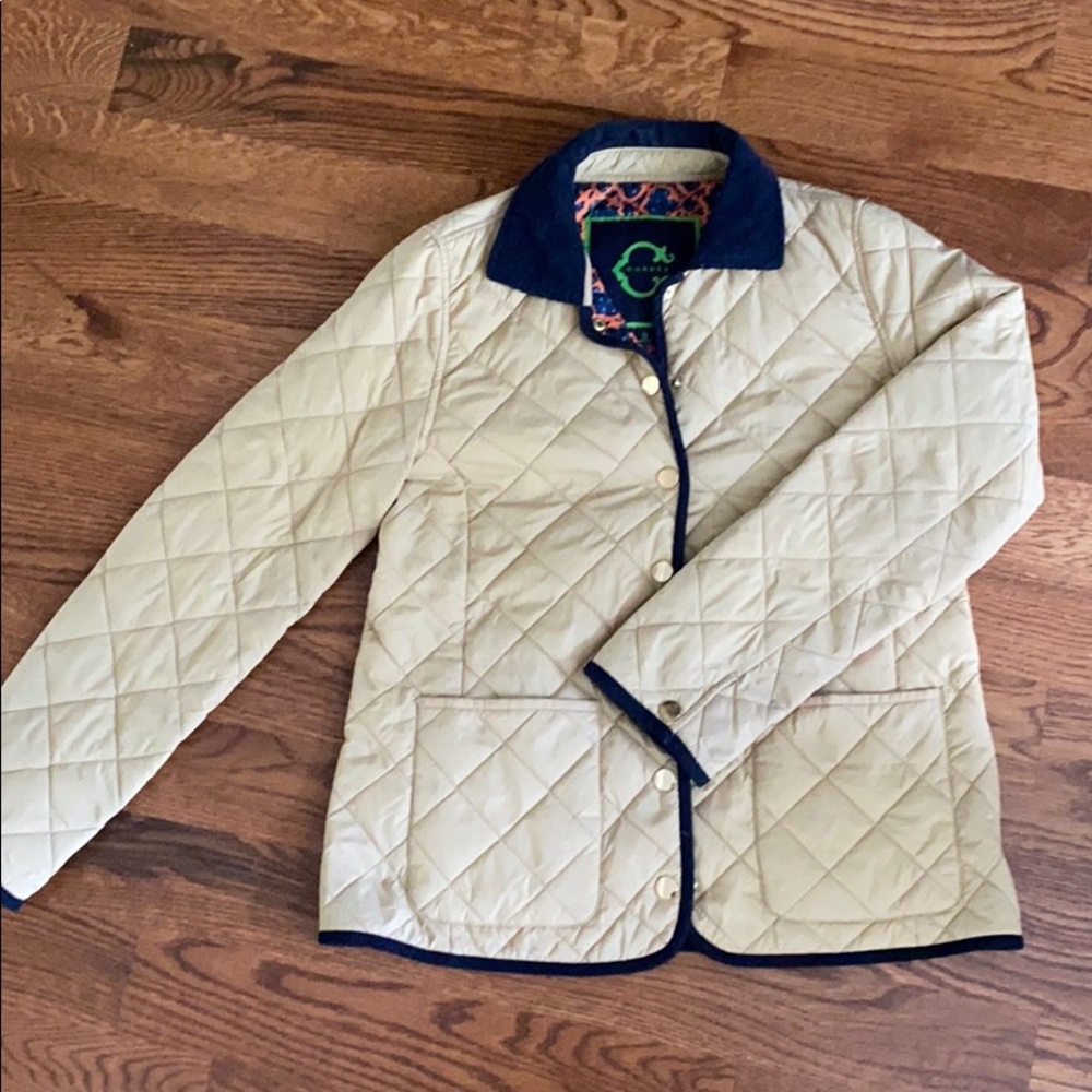 Tan Quilted Coat